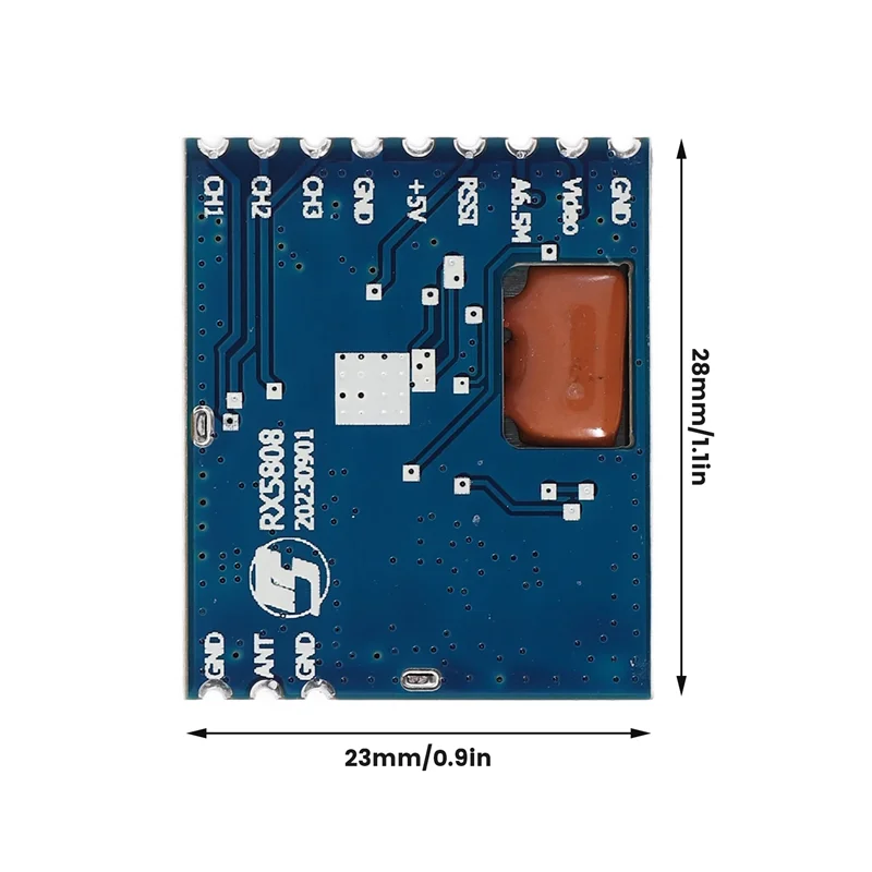 B24B 5.8G FPV Mini Draadloze Audio Video Ontvanger Module RX5808 Voor FPV Systeem RC Helicopter RC Onderdelen