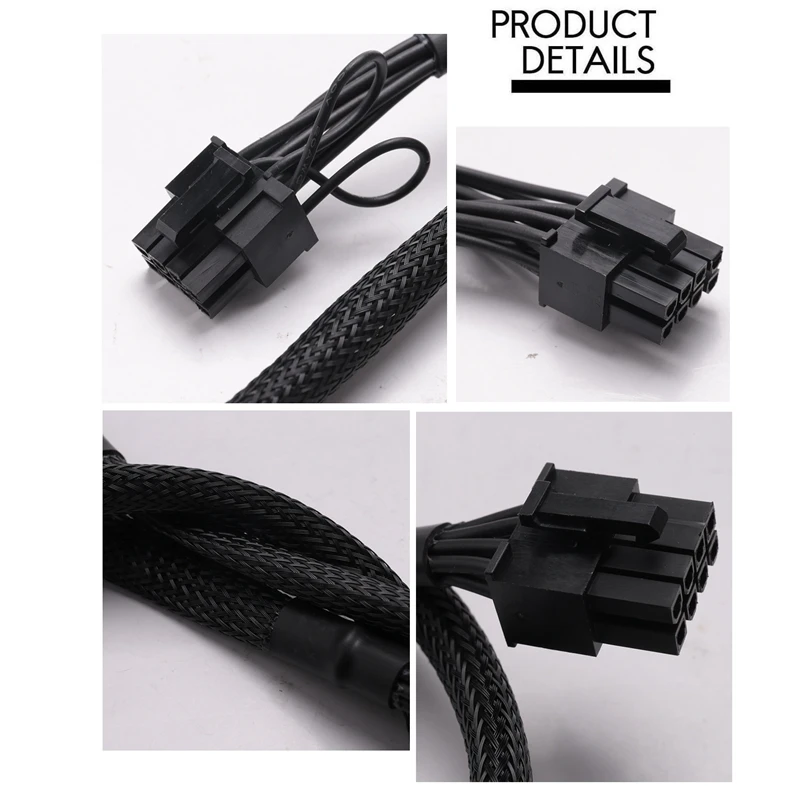 PSU 8Pin To Dual 8Pin(6+2) Pin Pcie Modular Power Supply Cable For EVGA Supernova G2 G3 P2 T2 GS 650 750 850 1000 1600