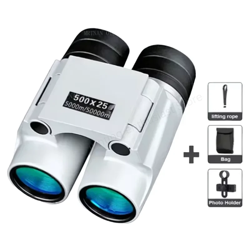 50000M Autofocus Telescope 500X25 Powerful Binoculars Remote Professional Mini Portable High-definition Monocular