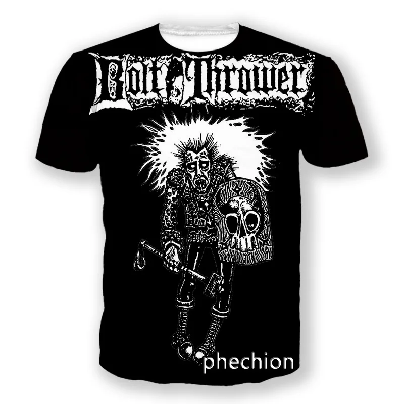 Classic Death Metal Band Bolt Thrower 3D Printed Men Women Short Sleeves T-shirts Fashion Summer Vintage Hip Hop Street Tees Top