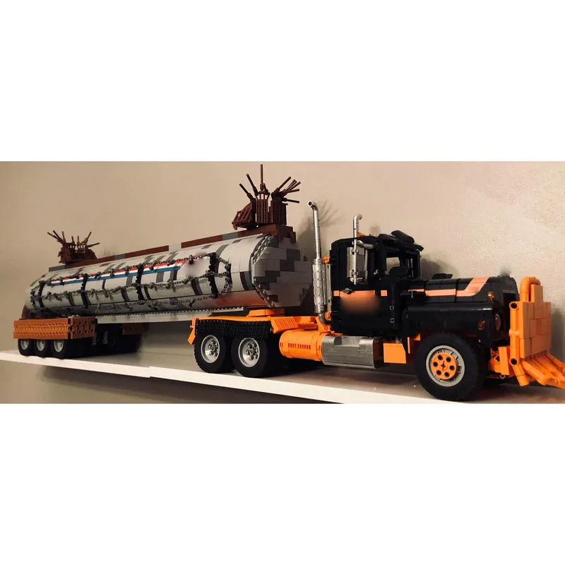 

Конструктор MOC-117903: Классический городской транспортный автоцистерна, масштаб 1:18, 4771 деталь. Подарок на день рождения для взрослых и детей.