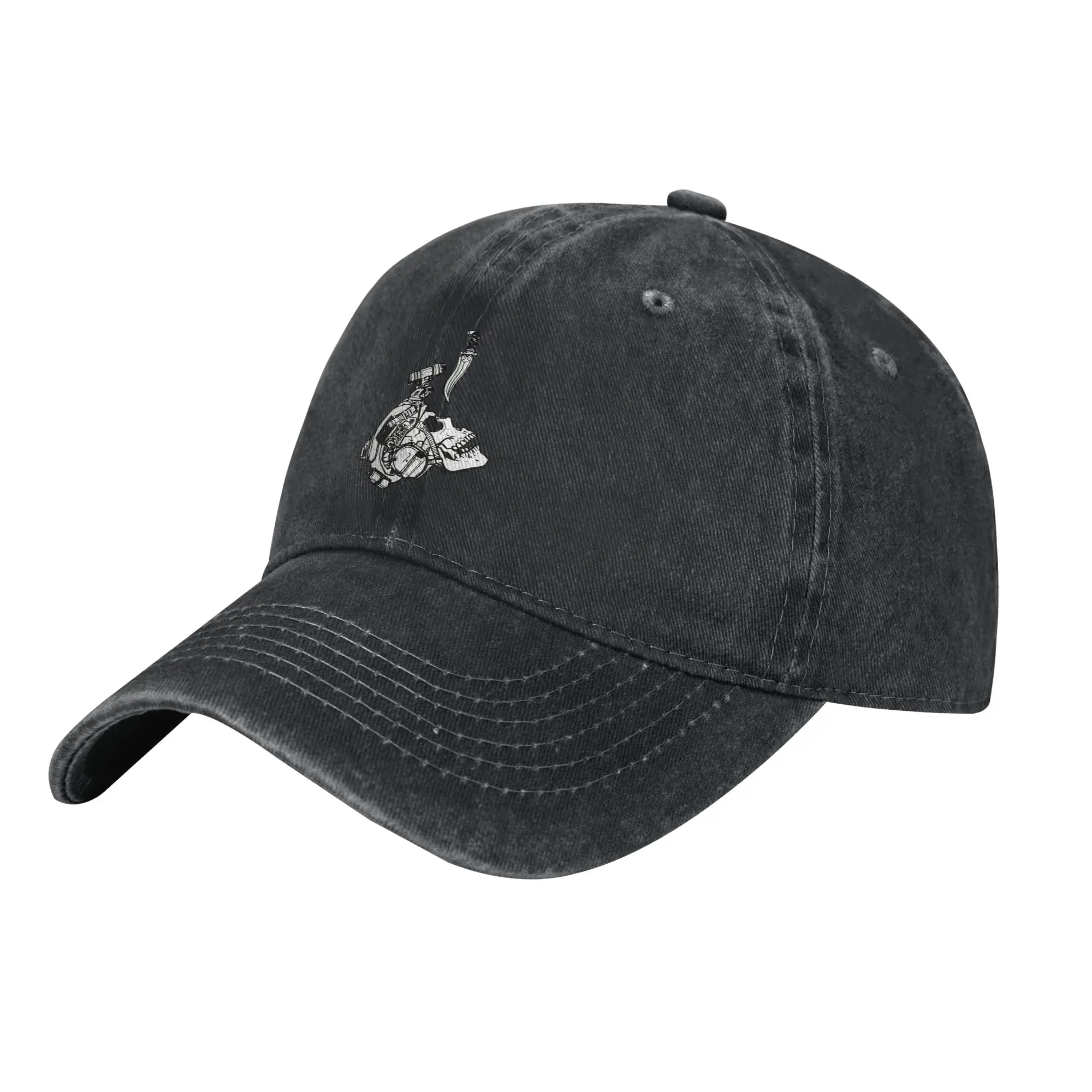 Forward Observations Group Unisex Style Baseball Caps Denim Washed Hats Cap Vintage Outdoor Workouts Adjustable Fit Snapback Cap