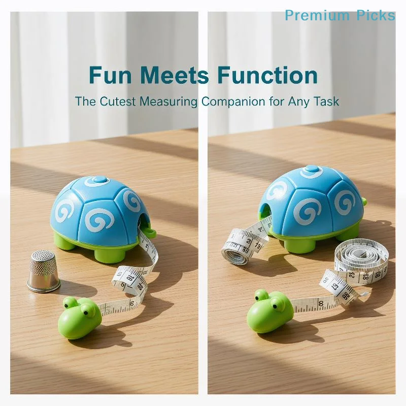 Cute Turtle Shape Retractable Measuring Tape Portable Mini Soft Ruler For Body Sewing Clothing Measurement Home Office Daily Use