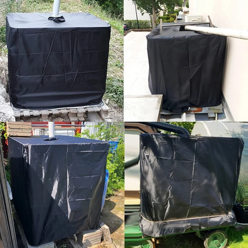 Water Tank Protective Cover 1000 Liters IBC Container Waterproof And Dustproof Cover Sunscreen Oxford Cloth 210D