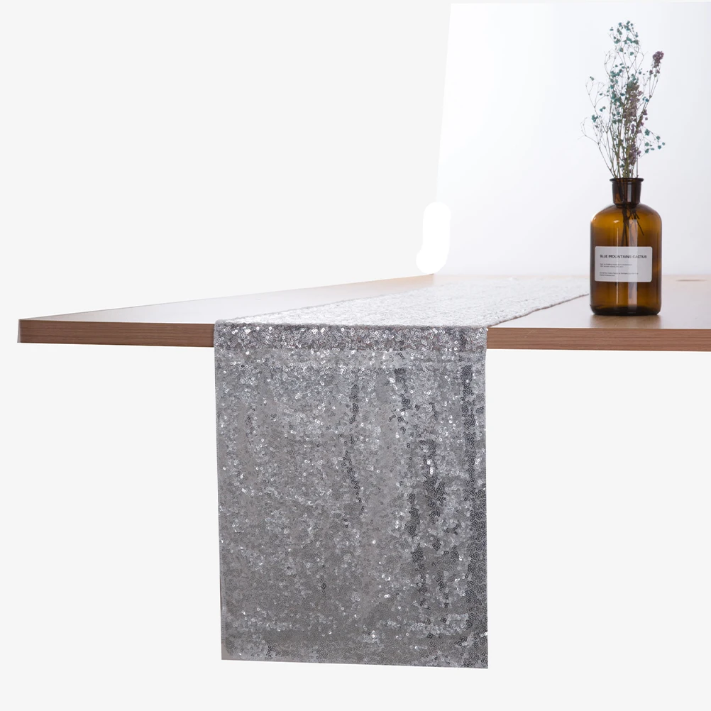 

Paillette Table Runners Party Decor Stylish Chic Table Cloth Rose Gold Elegant Dessert Buffet Display Decoration