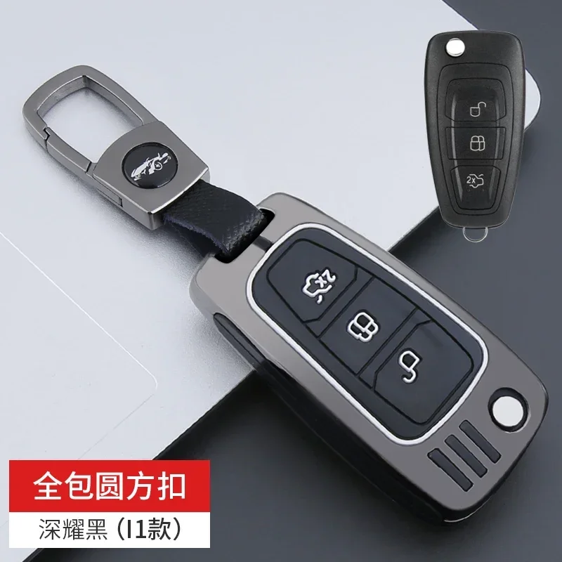 

Car Key Case Cover Shell For Ford Ranger C-Max S-Max Focus Galaxy Mondeo Transit Tourneo Custom Ecosport Accessories