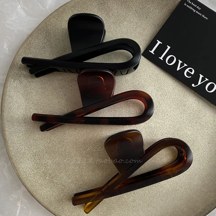 Простая-заколка-краб-изысканный-дизайн-аксессуар-для-волос-на-затылок-женский-нишевый-дизайн-большая-заколка-краб-для-волос