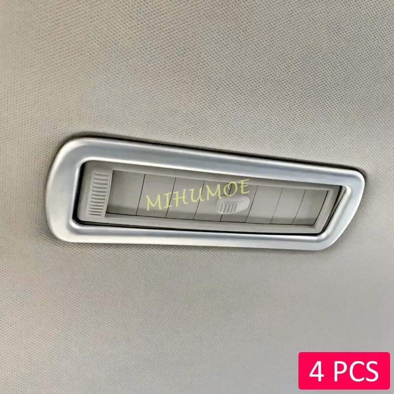

Для Toyota Sienna 2021 2022 2023 2024, матовая хромированная внутренняя крышка вентиляционного отверстия на крыше, аксессуары
