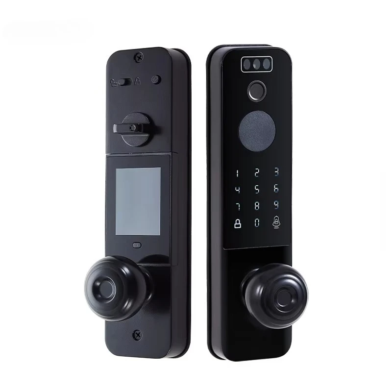 

US Standard Manufacturer's Hot Selling Double Tongue Aluminum Alloy Security Integrated Smart Lock Easy Operation for Wood Door