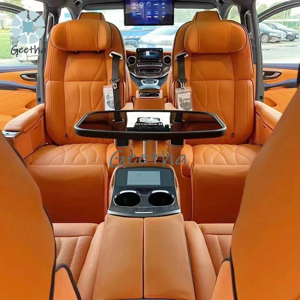 

Interior Modified Electric Vip Luxury Car Seats with Massage Ventilated for toyota Hiace Van Alphard