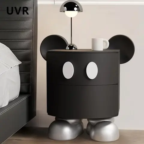 크리 에이 티브 Nightstand 침실 선반 소파 작은 사이드 테이블 서랍 간단한 스토리지 캐비닛 어린이 침대 옆 테이블 홈 가구
