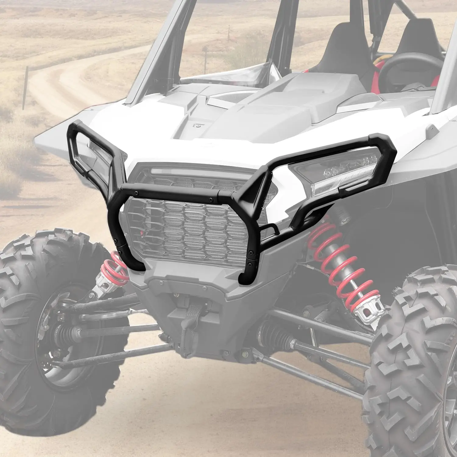 Front Bumper with Brush Guard Protector for Polaris RZR XP 1000