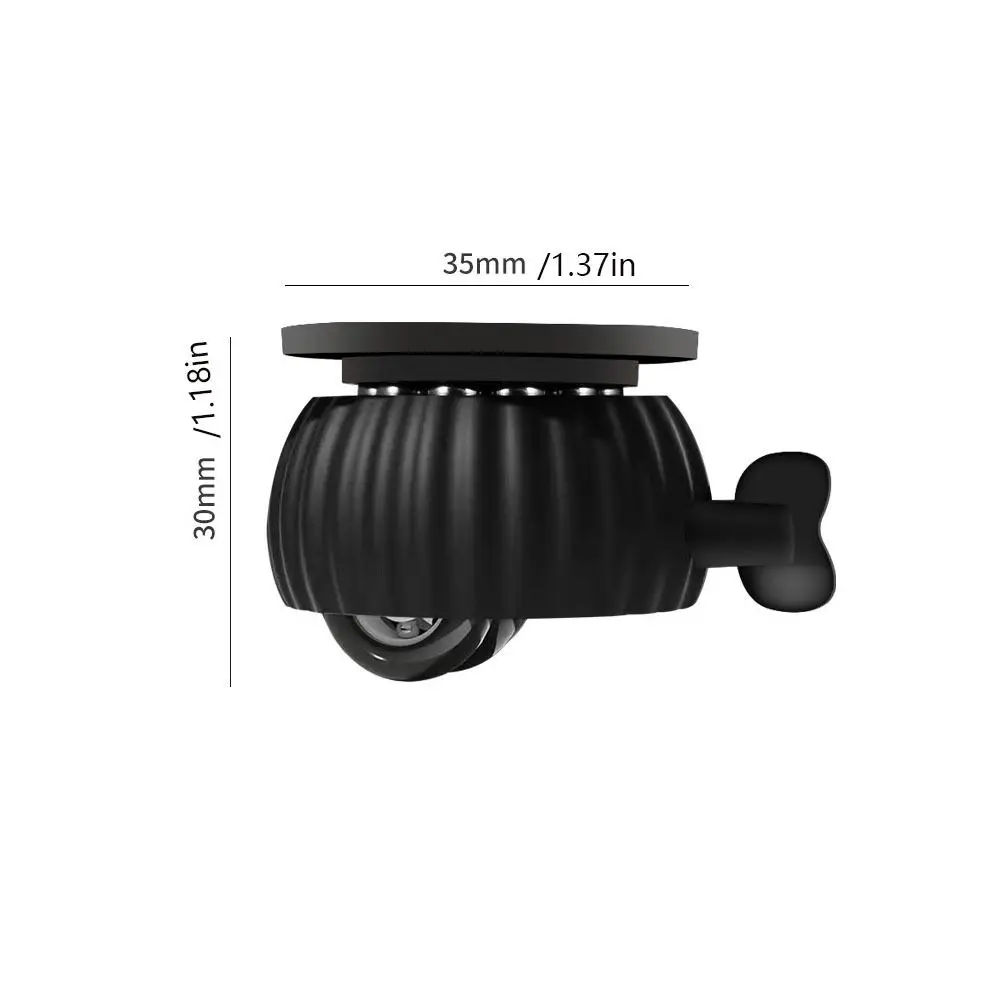 4Pcs Mute Soft Rubber Swivel Caster Heavy Duty Roller Universal Wheel with Safety Brake 360° Furniture Caster Baby Crib