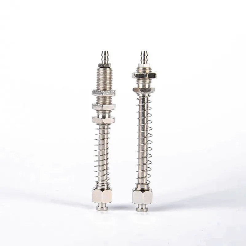 Pneumatic Vacuum Suction Direct Fittings Silicone Sucker Connecting Rod 7mm Mounting Head Iron Nickel Plating Manipulator Parts