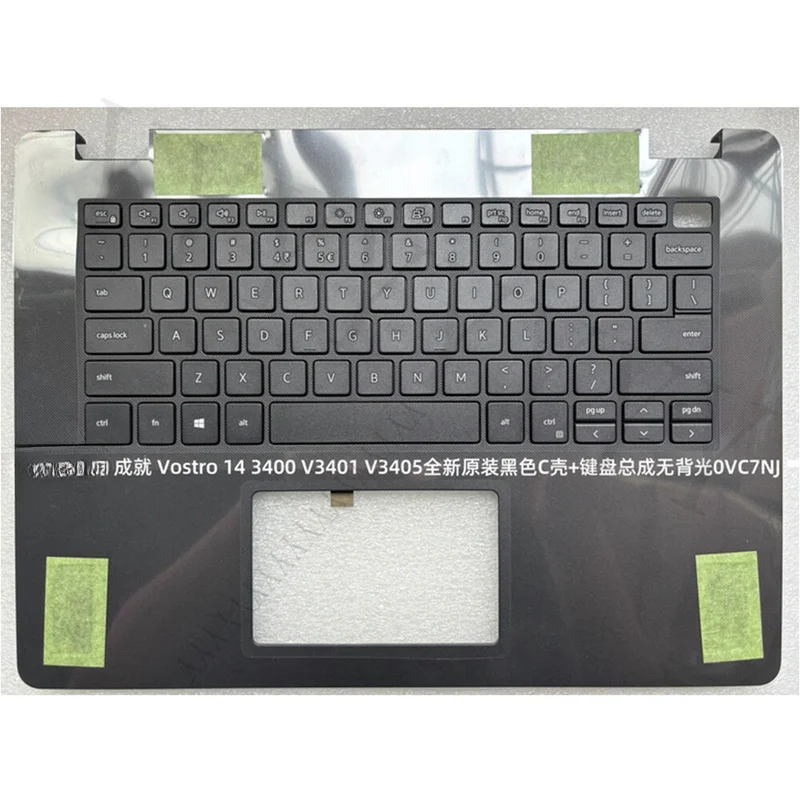 Y+  For DELL Vostro14 3400 V3401 V3405 Laptop Keyboard Palmrest Upper Case CN-0VC7NJ
