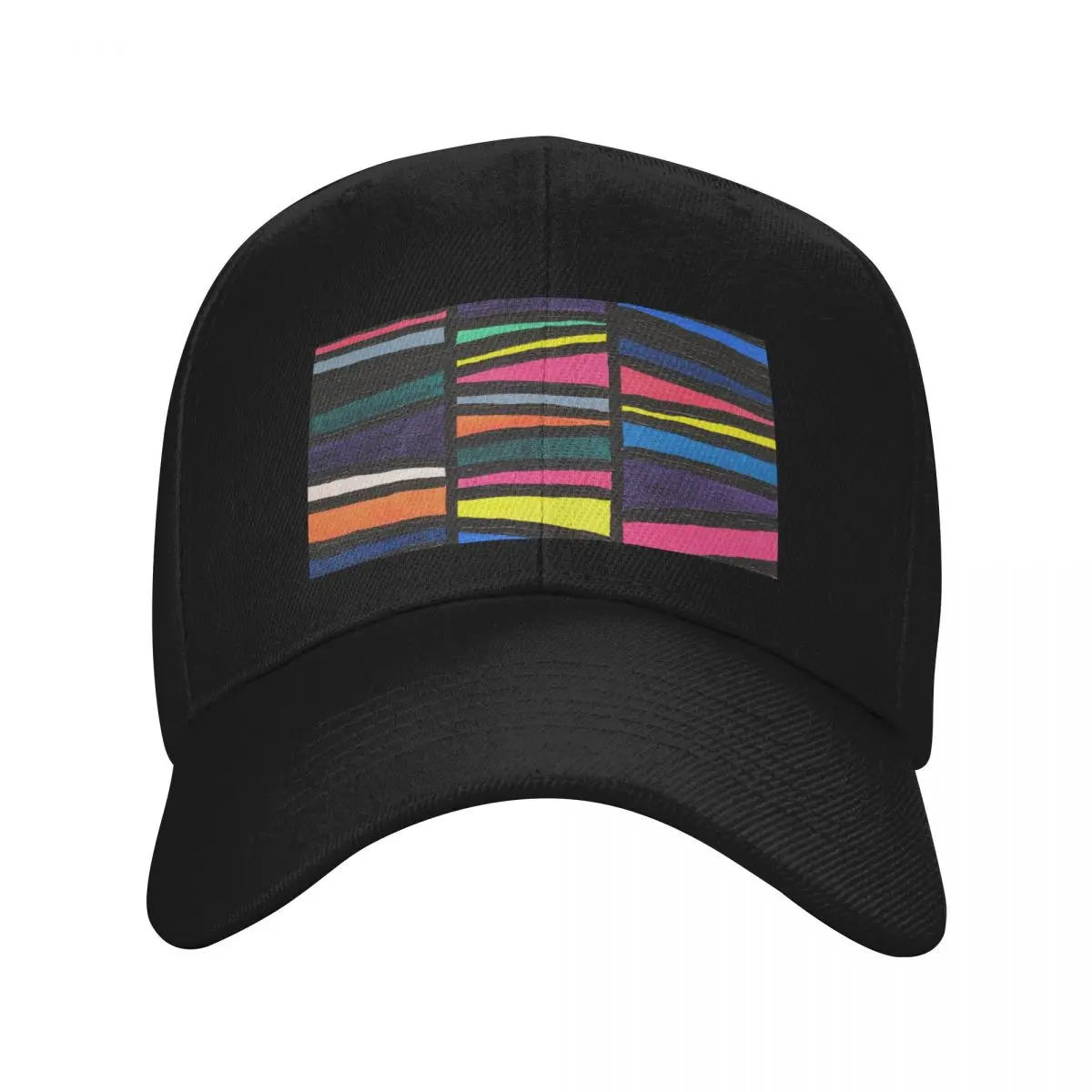 Zebra Stripes Baseball Cap fashionable Snapback Cap Dropshipping Rave For Girls Men's