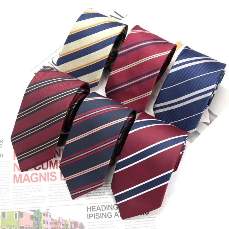 Women Men College Fashion Neck Tie Girls Japanese Style for Jk Uniform Cute Necktie Striped Uniform School Clothes Accessories