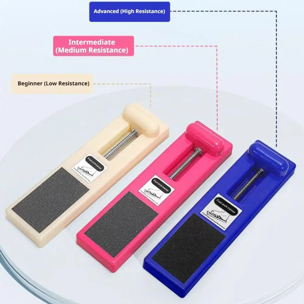 Foot Arch Strength Trainer Spring Resistance Toe Grip Exerciser Non Slip Foot Muscle Training Tool for Ballet Dance Running Fitn