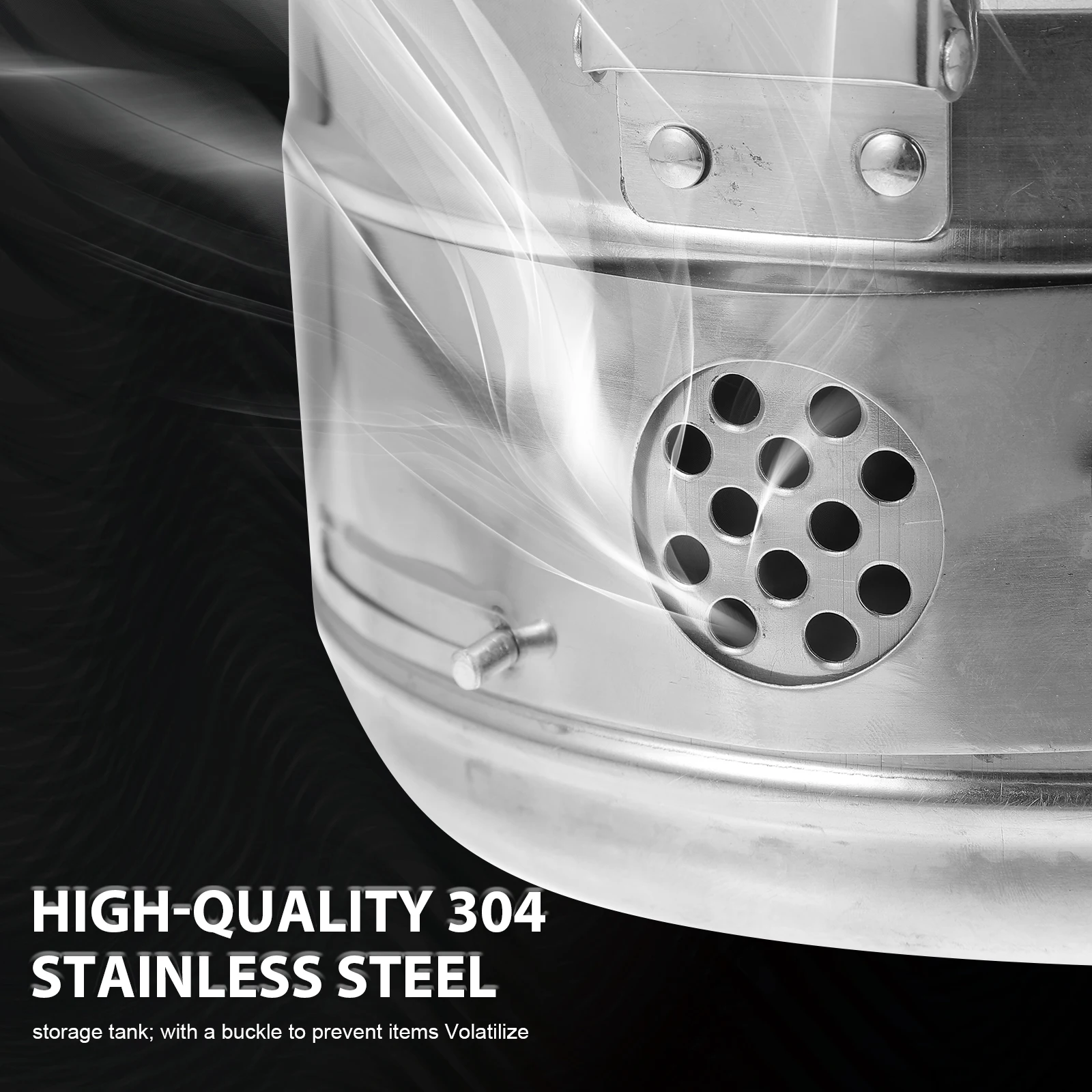 

Cotton Ball Holder Anti-rust Storage Container Stainless Steel Jar Anti-iodine Tank Surgical Medical Units
