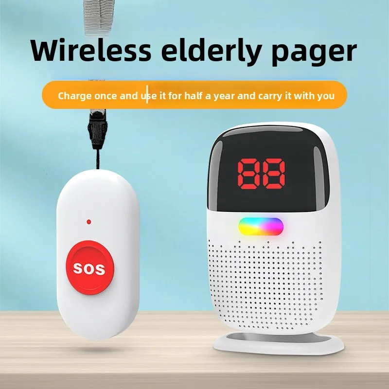 The old man's bedside bell is a one-button beeper, the long-distance call for help doorbell, and the family living