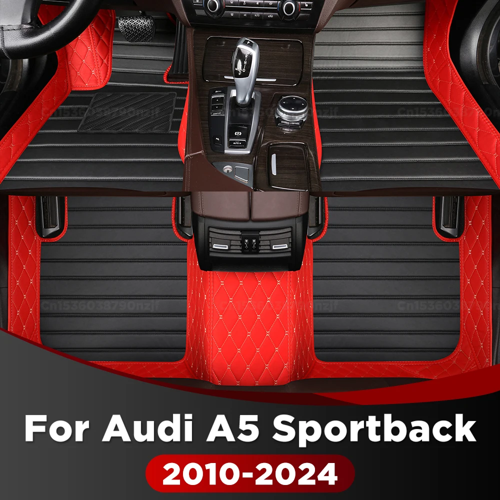 

For Audi A5 Sportback(4 Doors) 2010-2024 Custom Car Floor Mats Automobile Carpet Cover Interior Accessories 2023 2022 2021 2020