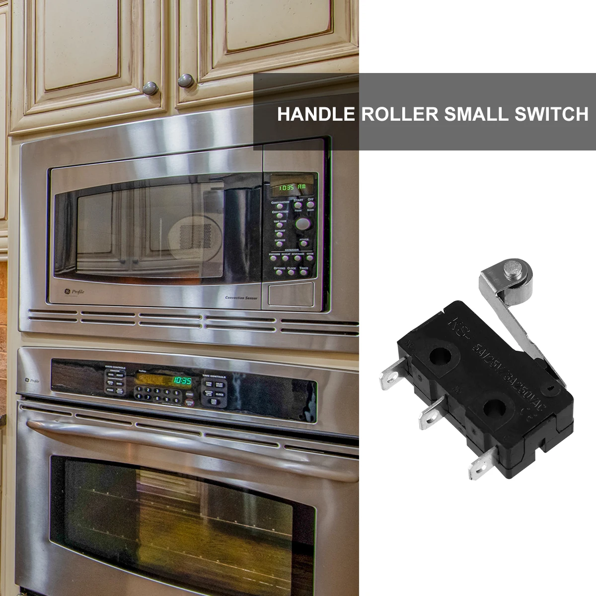 12pcs Waterproof Micro Limit Limit Switch Roller Snap Action Switch For Oven Microwave Refrigerator Interlock