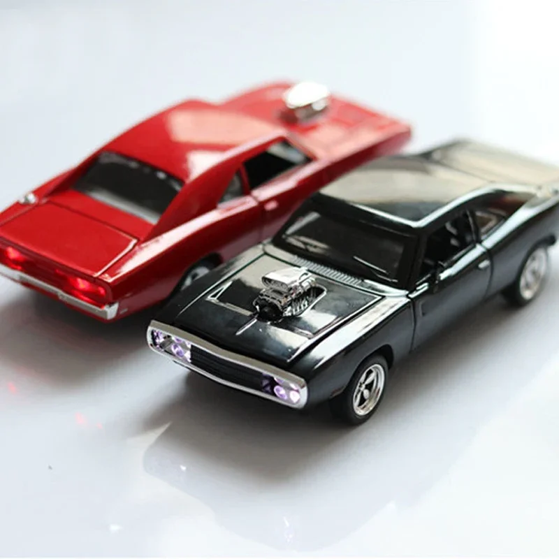 [CubeFun] escala 1:32 CHARGER 1970 aleación Diecast modelo coche tirar hacia atrás Mini vehículos juguetes para niños colección de amantes