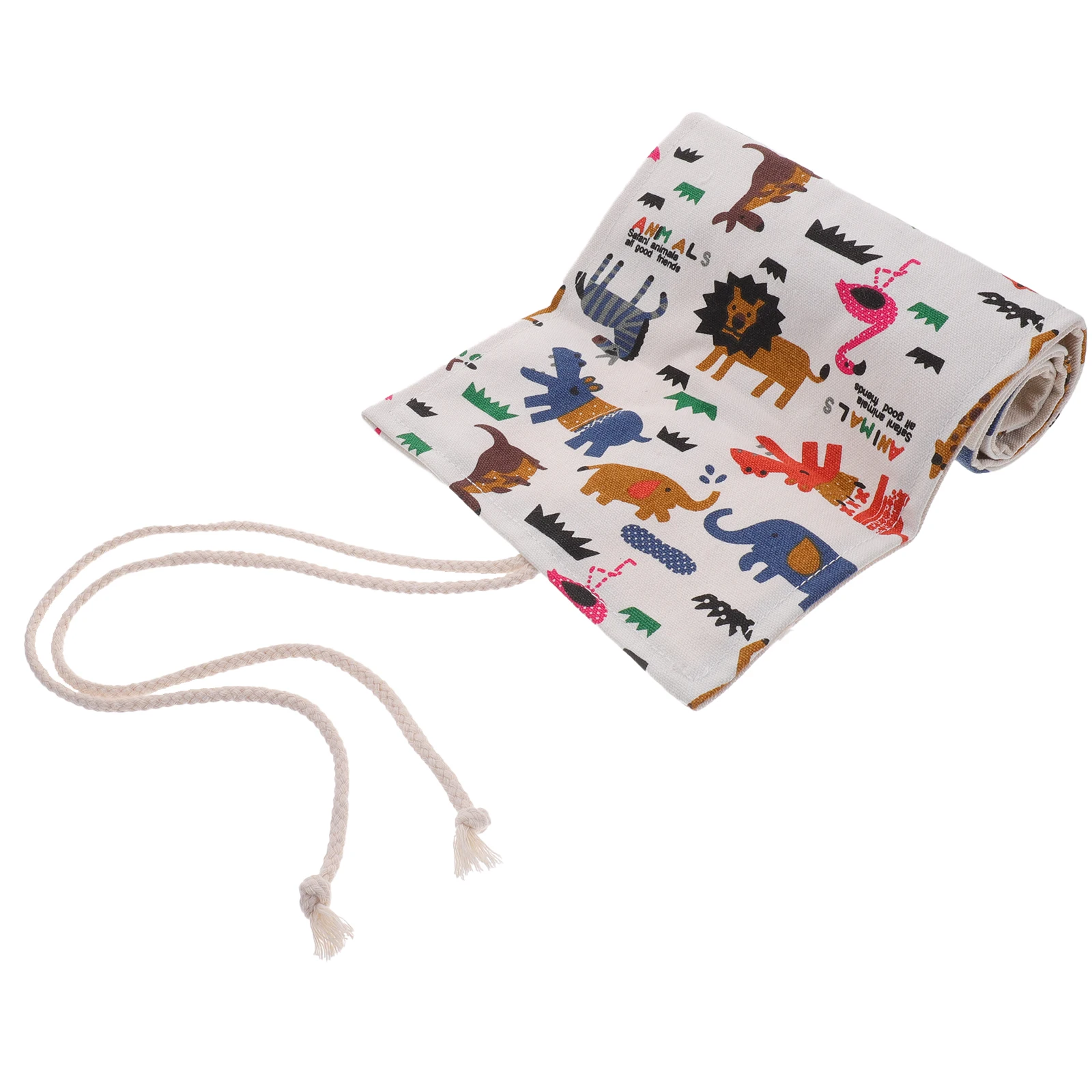 Astuccio arrotolabile per matite, in tela, portatile, di grande capacità, per matite colorate, penne, schizzi, organizer per rotoli
