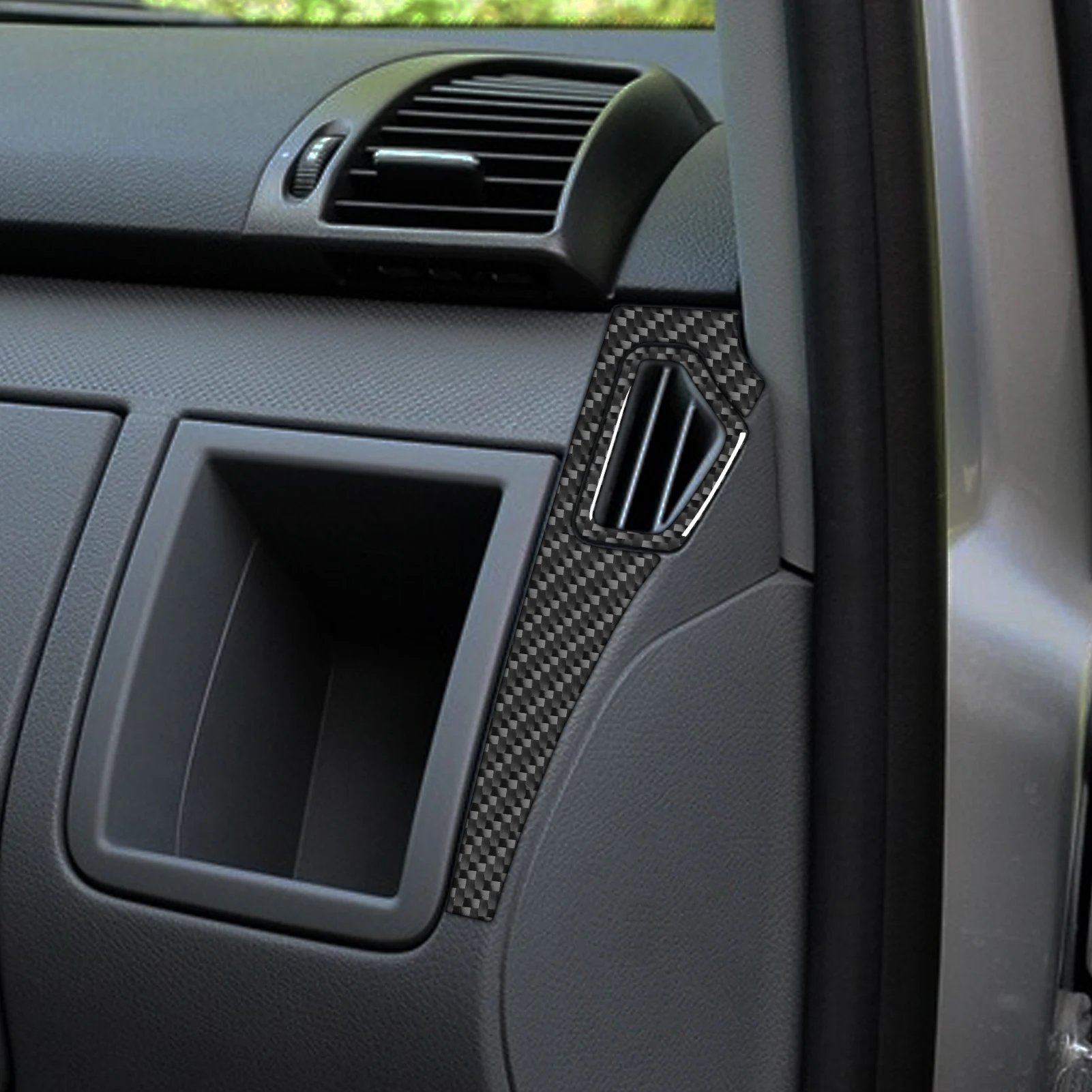 For Mercedes-Benz Vito W639 2006-2014 Carbon Fiber Center Console Air Outlet AC CD Window Lift Trim Set Car Accessories Sticker