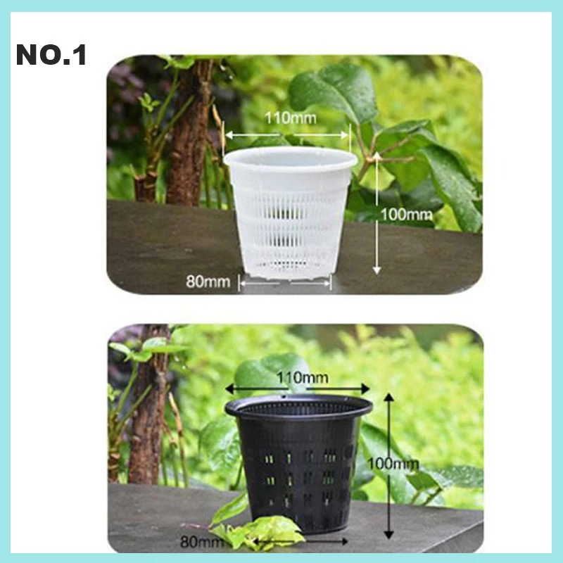 Mesh Grow Pot Net Cup Plastic Basket Orchid Plant Flowers Planting Nursery Pots Breathable Hydroponic Greenhouse Garden Tools B2