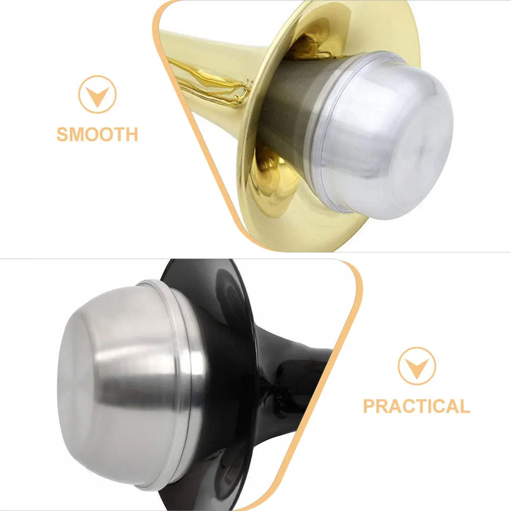 

Silent Trumpet Mute Aluminum Cork Lightweight Durable Easy Installation Ideal Home Practice Noise Reduction Accessory