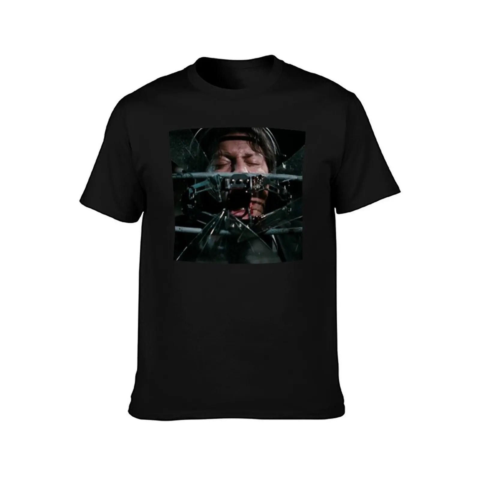 Saw Mark hoffman reverse bear trap horror jigsaw movie T-Shirt, Classic Crew Neck Shirt, Breathable Cotton Everyday Tee