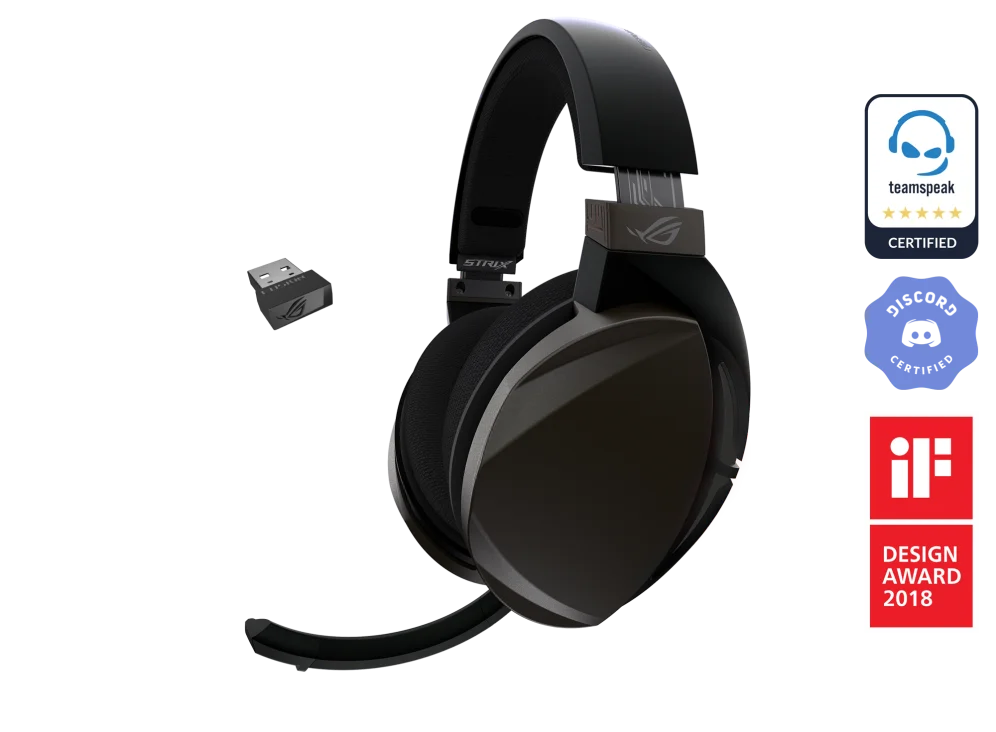 ASUS player country ROG fusion wireless headset gaming headset dual-mode 7.1 channel RGB lighting effect eating chicken headset