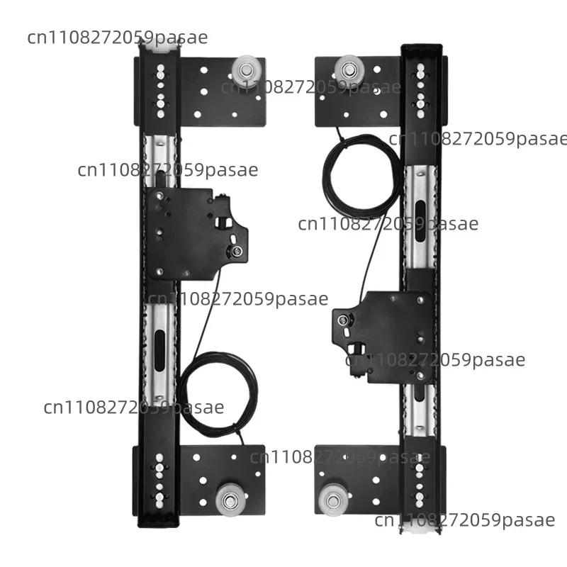 Hidden Door Track Wardrobe TV Cabinet Swing Door Slide Rail Invisible Butterfly Pocket Side Insert Butterfly Door Hardware