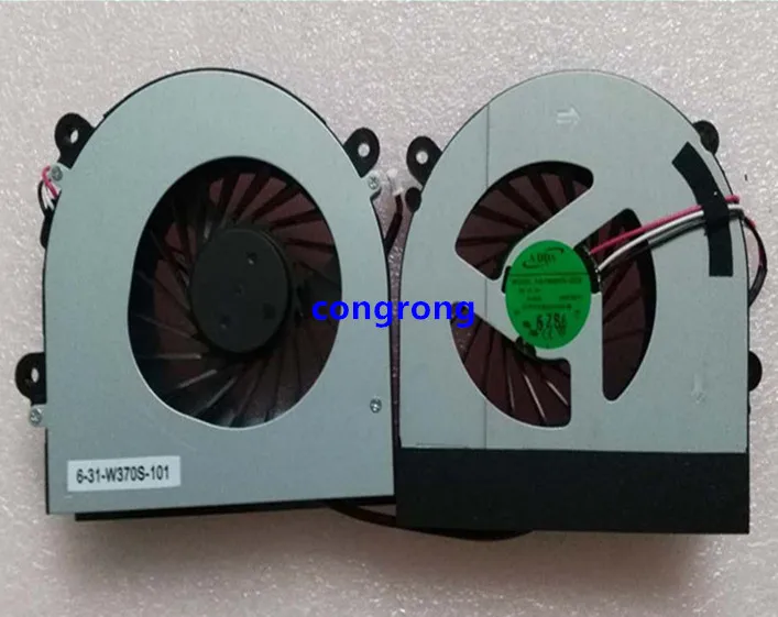 

Laptop CPU Cooling Fan For Clevo W150 W150er W350 W350ETQ W370 W370ET Series AB7905HX-DE3 6-31-W370S-101