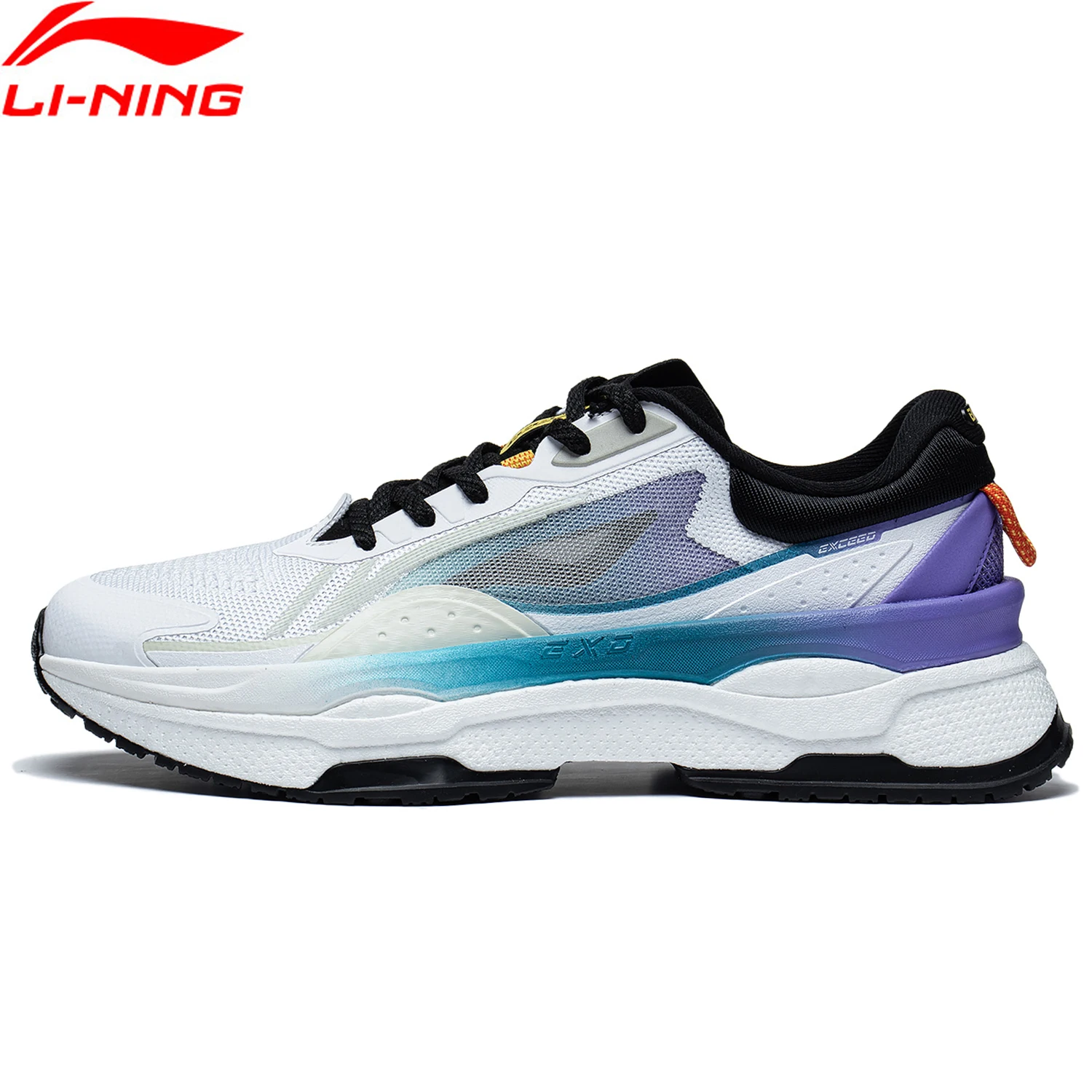 Li-Ning Men EXCEED 7 Stylish Lifestyle Shoes BOOM Cushion Breathable Leisure Sport Shoes Wearable Walking Sneakers AGLT091