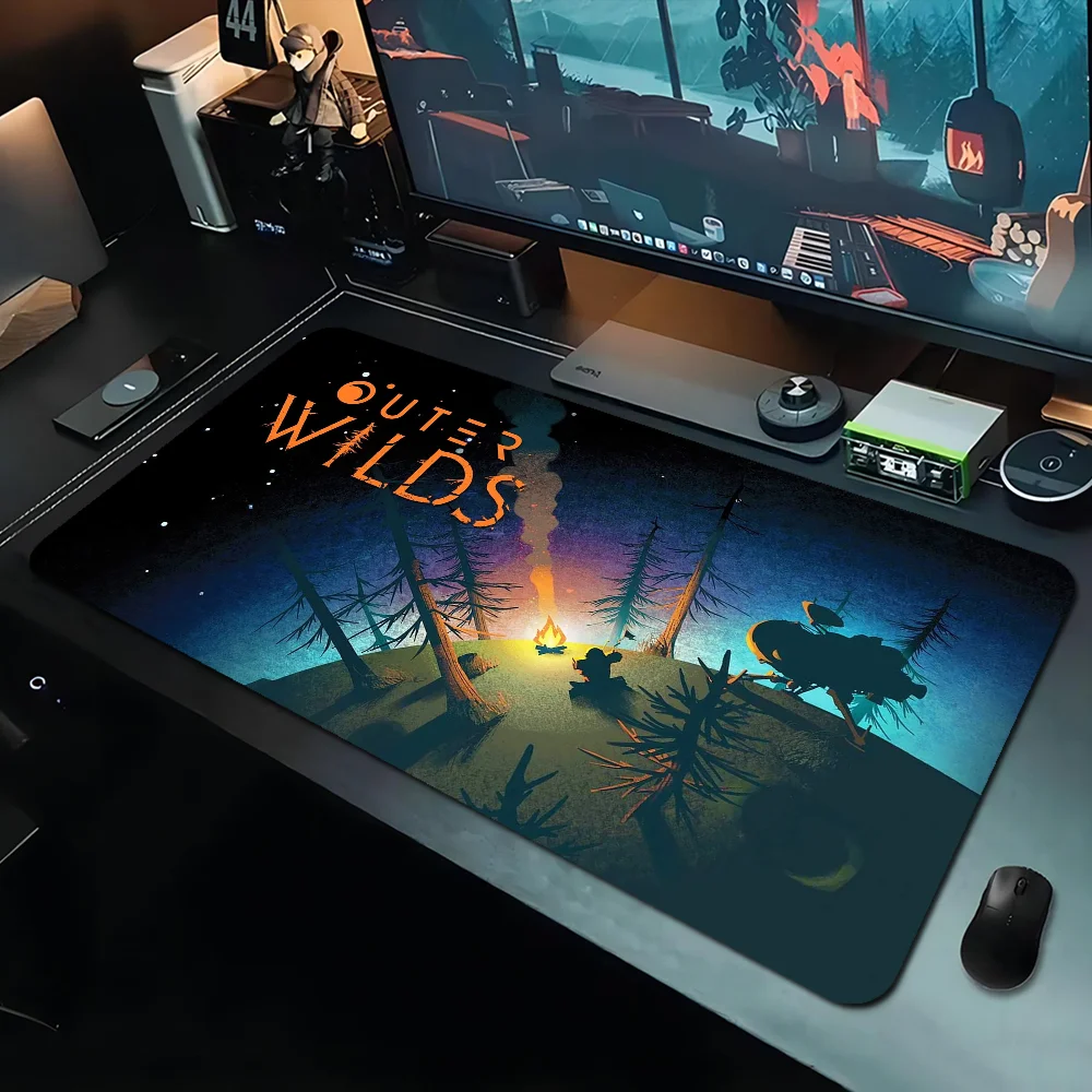 Outer Wilds Mousepad Boy Pad Natural Rubber Gaming mousepad Desk Mat Size for Gameing World of tanks CS GO Zelda