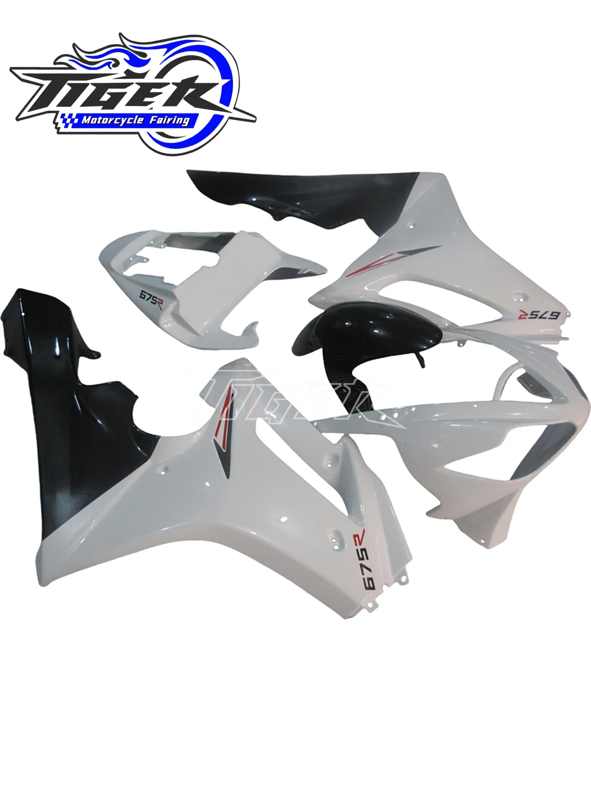 

Injection Molded Fairings for 675R 2009-2012 Motorcycle Prime Fairing Kit for Triumph Daytona 675 675R 2009 2010 2011 2012