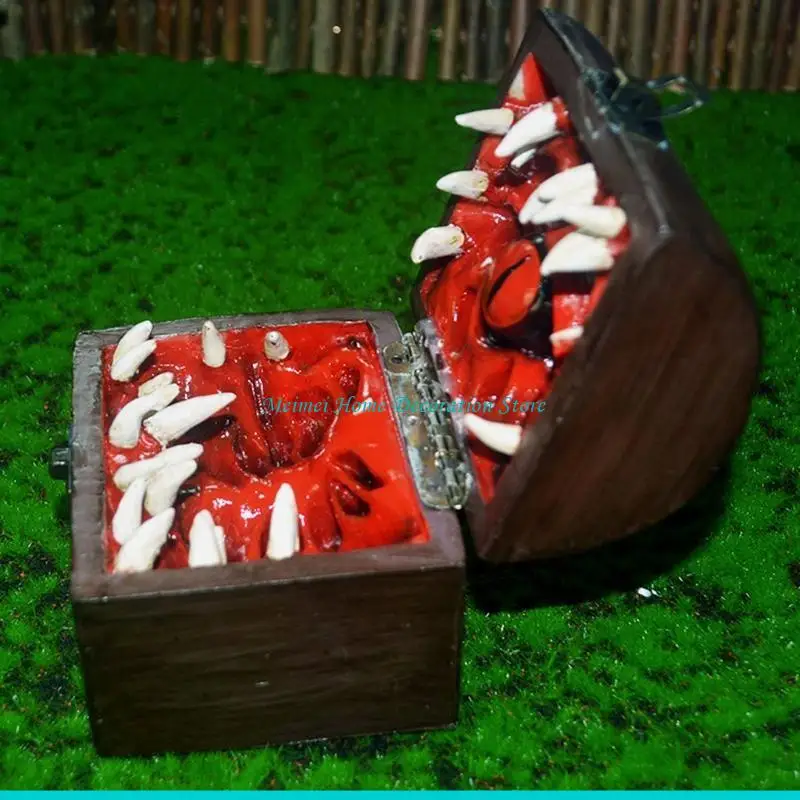 H7BF مخيف هالوين مربع مخيف للمتعة/خدعة تخفيف الإجهاد الأطفال هدية الهالوين