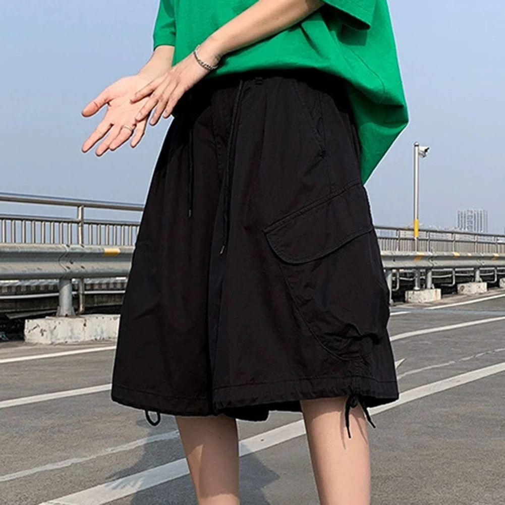 

Big Pocket Shorts Fashion Casual Pants Slight Stretch Elasticity Solid Color Pattern Vacation Holiday Shorts For Men