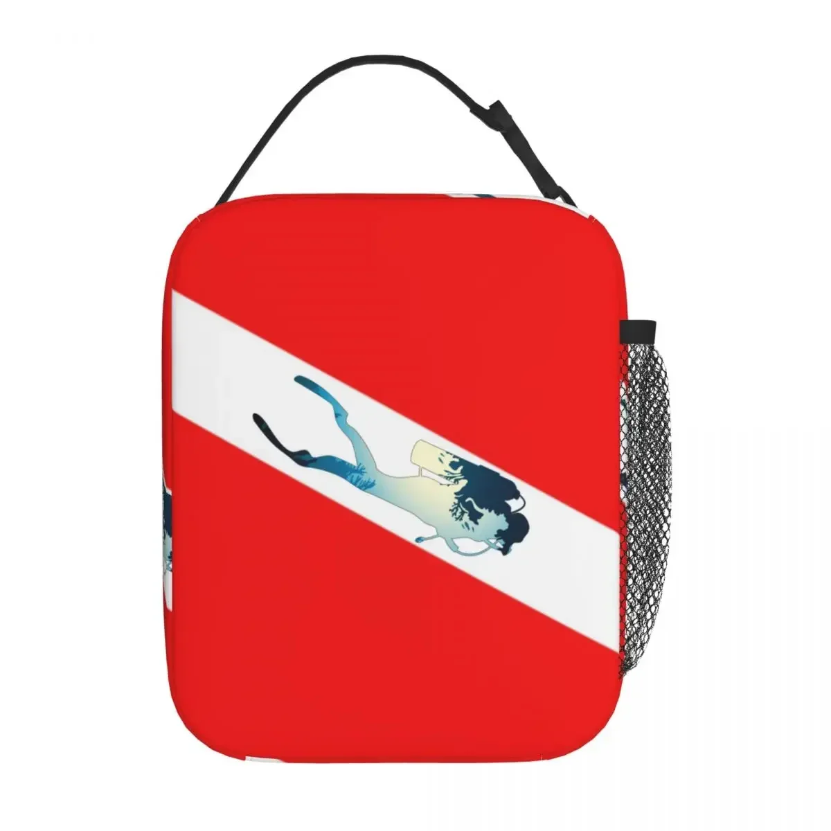

Scuba Diver Dive Insulated Lunch Bag Undersea Diving Sport Lunch Container Multifunction Thermal Cooler Lunch Box Travel