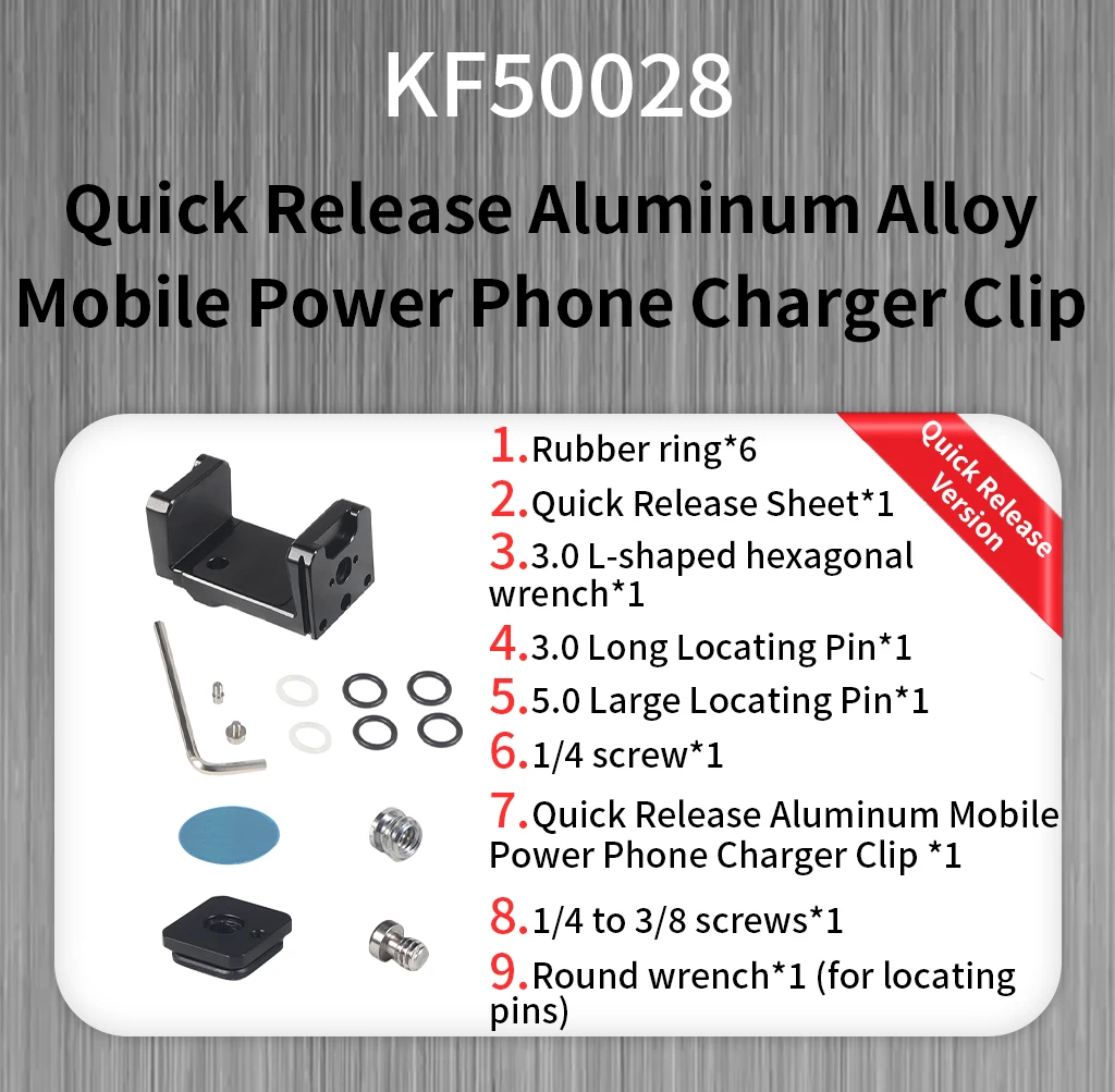 Universal Mobile Power Bank Halter SSD Halterung Clamp 53-83mm Quick Mount Kalten Schuh für DJI Mic SLR Kamera telefon Stativ Vlog Clip – Detail 37