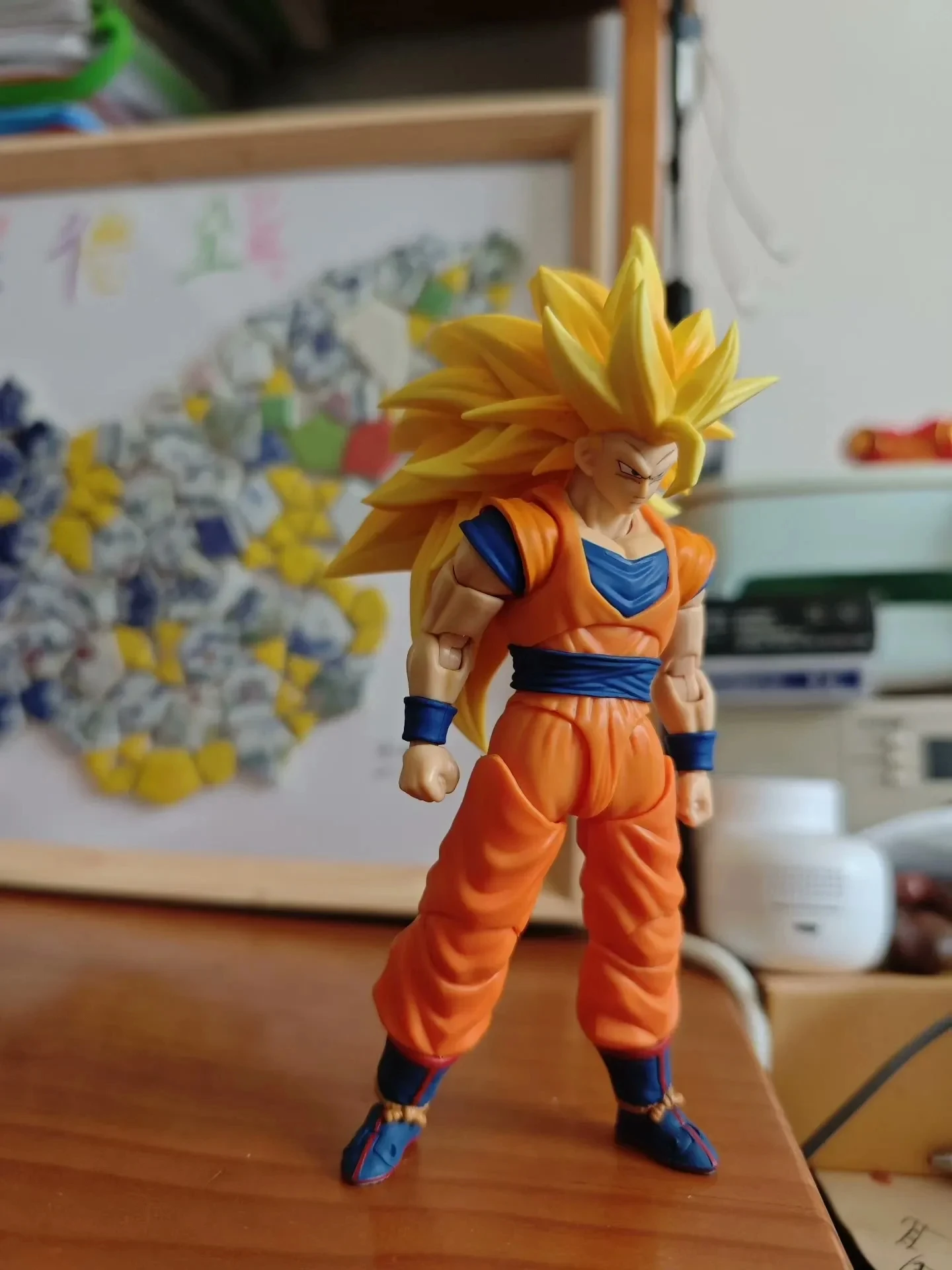 

In Stock NEOKONG Model Super Saiyan Super Three Form Goku Beijit Dragon Ball 1/12 Doll with Special Offer Mobile Handmade Model