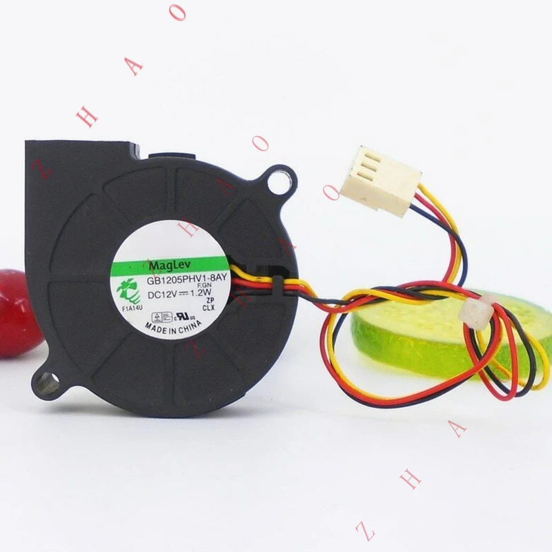 

Z for SUNON GB1205PHV1-8AY 5015 DC 12V 1.2W 5cm 3-wire cooling fan 50*50*15mm