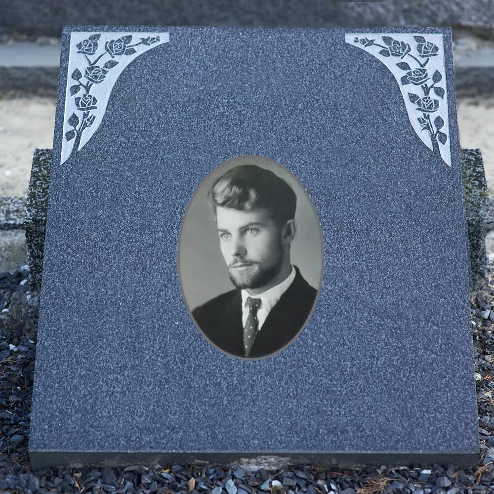 2D Flat Not 3D 1pc Custom Photo Memorial Headstone Tile Memorial Day - Personalized Remembrance Gift Pet Memorial Decor