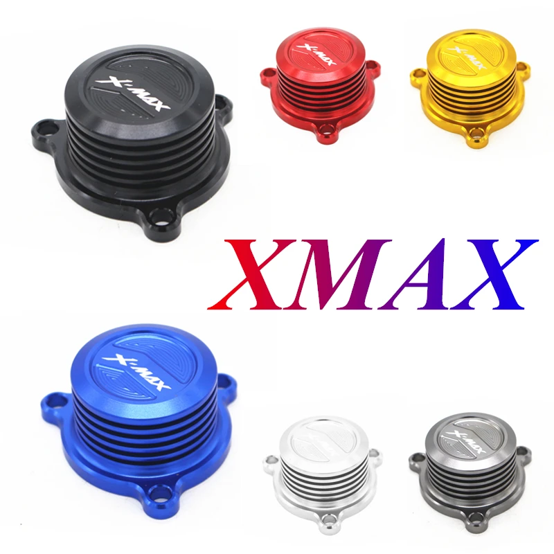 For Yamaha XMAX300 XMAX125 XMAX250/400 2017-2023 Motorcycle Accessories Water Oil Fuel Filter Tank Cooling Radiating Cover Cap