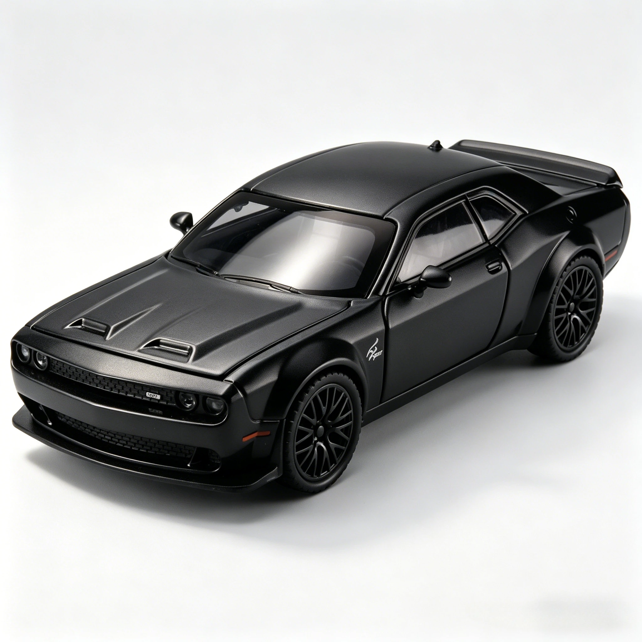 

Игрушечная машинка Challenger Hellcat в масштабе 1:32, литая металлическая модель с функцией отката, со звуком и светом