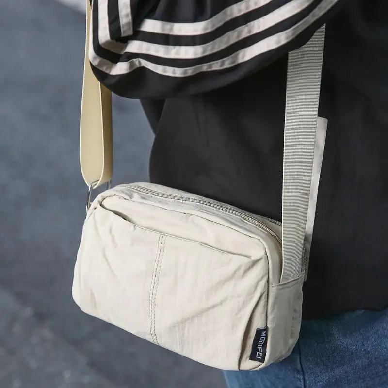 

AS1195 Small Bag Women's New Nylon Bag Student Trend Shoulder Messenger Bag Light Small Backpack