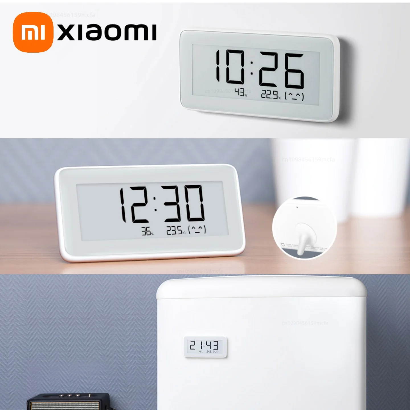 XIAOMI Mijia Electronic Thermometer Hygrometer Pro For Bluetooth Digital Clock E-Link Screen Temperature Humidity Measuring Tool