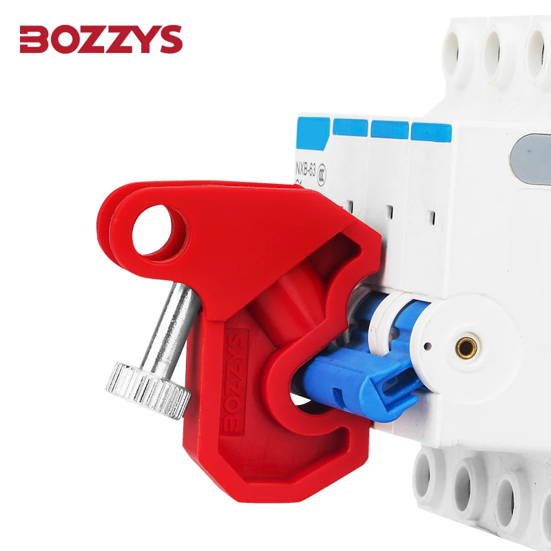 BOZZYS Multifunctional Circuit Breaker Lockout for Miniature or Medium Breaker Lcokout Tagout Safety Electrical Isolation